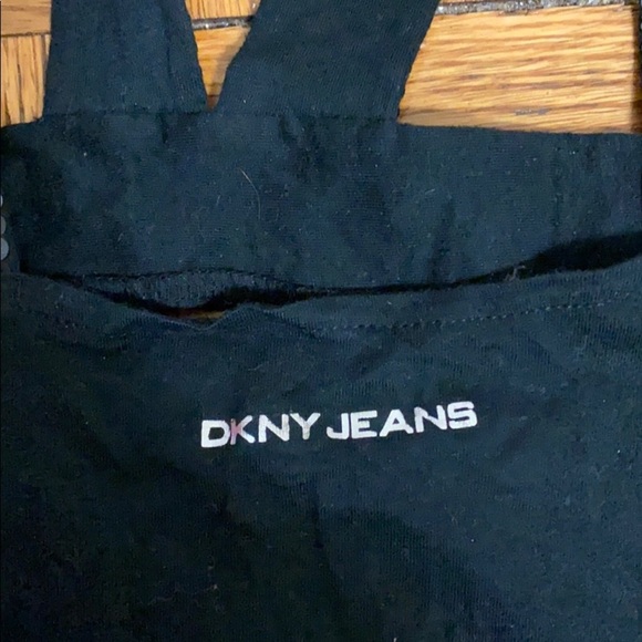 DKNY Jeans black sequins tank top - Picture 5 of 5
